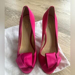 Beautiful Satin Pink Kate Spade Shoes